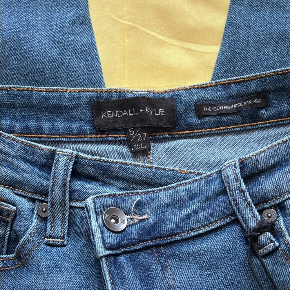 Kendall & Kylie Dark Blue Ripped Skinny Jeans - Picture 5 of 5